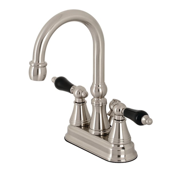 KS2618PKL Duchess 4" Centerset Bathroom Faucet W/ Brass Pop-Up, Nickel